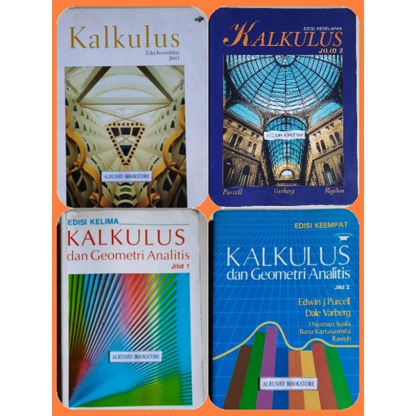 Buku [ORI 100%] KALKULUS 1, 2 (dan Geometri Analitis)  Edwin J. Purcell / Dale Varberg