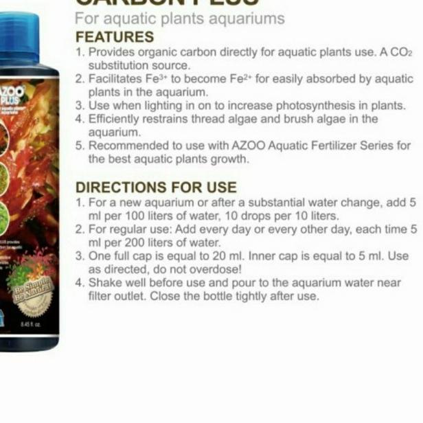 Azoo carbon plus Aquascape