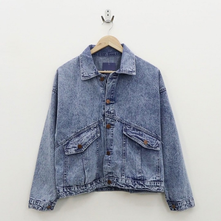 Mario Jaket Jeans Vintage Wanita MRS Jaket