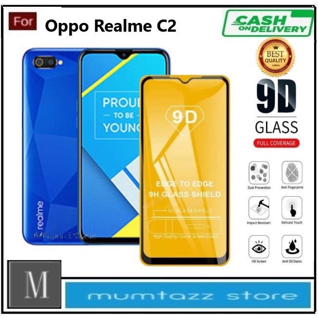 PROMO Tempered Glass Warna Hp Oppo Realme C2 / Realme C2s / Realme C2 2020 Realme C3 Realme 2 Pro Re