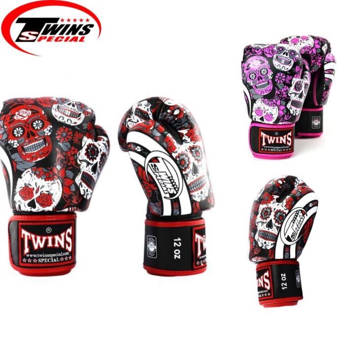 Sarung Tinju Twins Special FBGVL3-53 Skull / Boxing Muay thai gloves