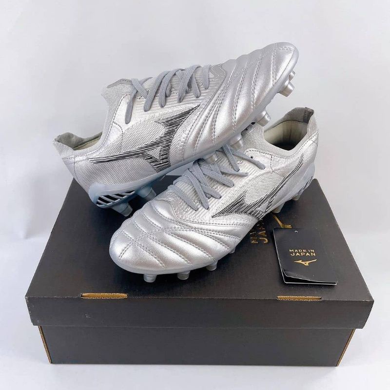 SEPATU BOLA MIZUNO BETA3 SILVER FG-SEPATU BOLA MIZUNO-SOCCER