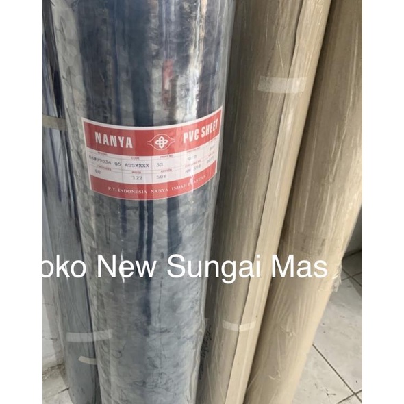 

Plastik mika meteran 0.5mm (lebar: 1.2m)