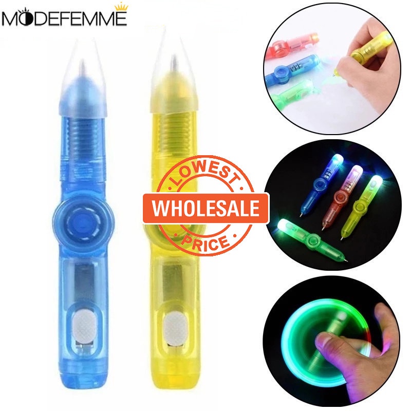 Mainan Pulpen LED Luminous 3 In 1 Multifungsi Untuk Anak