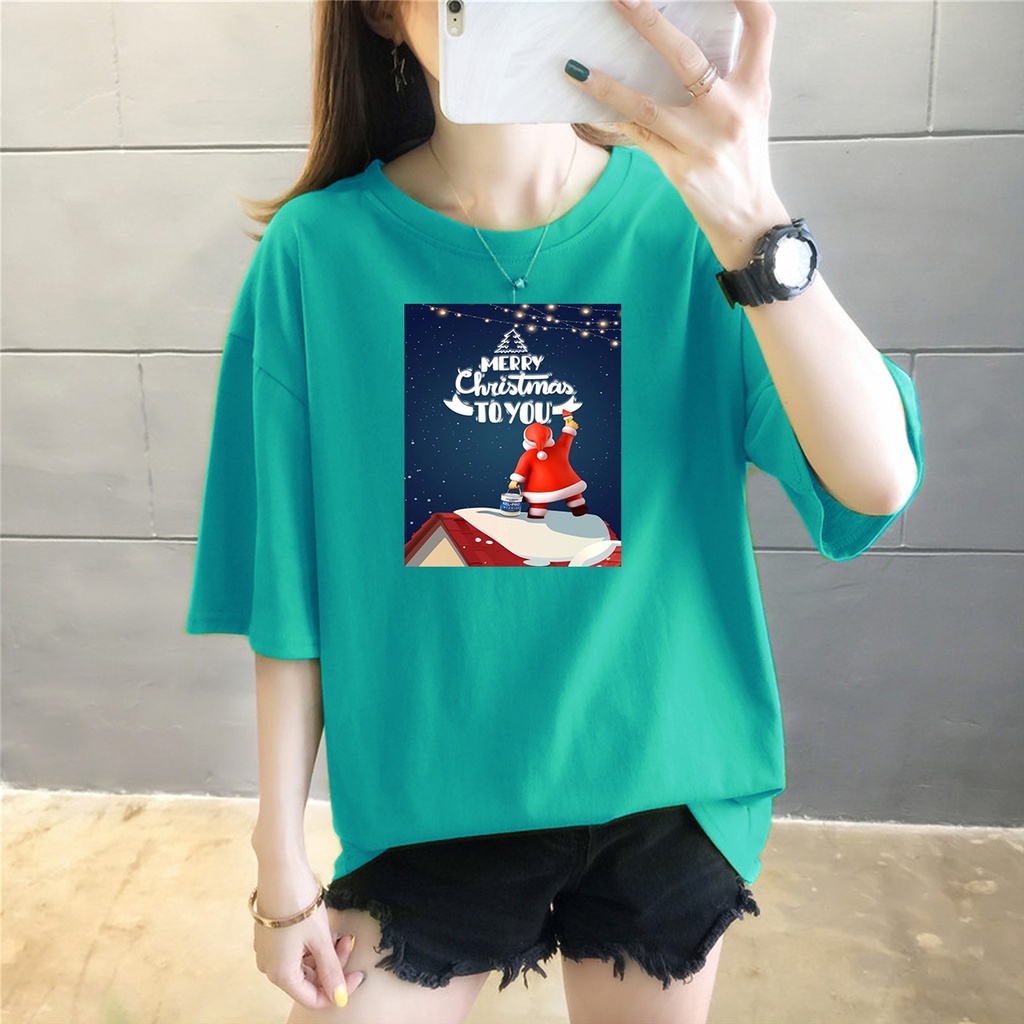 KAOS 0VERSIZE WANITA SPECIAL CRISTMAS EDITION 6