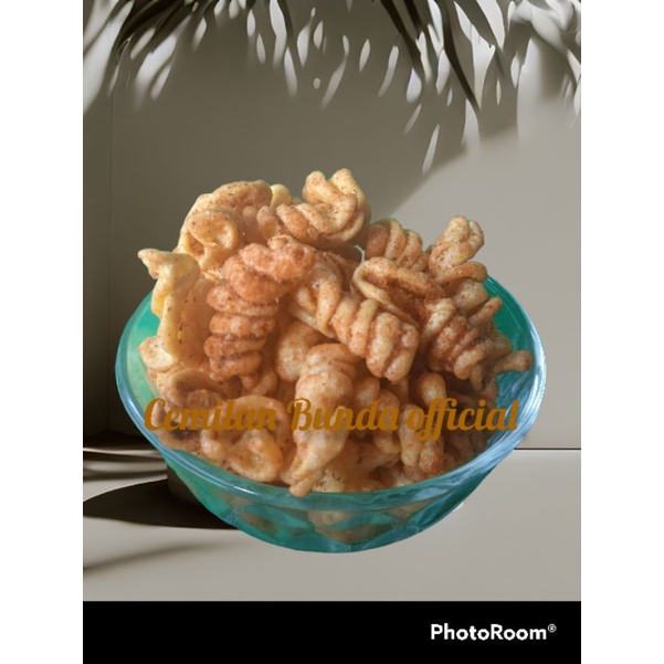 

[Cemilan Bunda official] MAKARONI SPIRAL/MAKARONI PEDAS GURIH 120gram