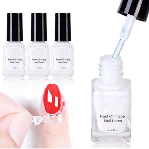 LIQUID TAPE LATEX 7.3ml NAIL ART LIQUID PEEL OFF CAIRAN PEMBATAS KUKU