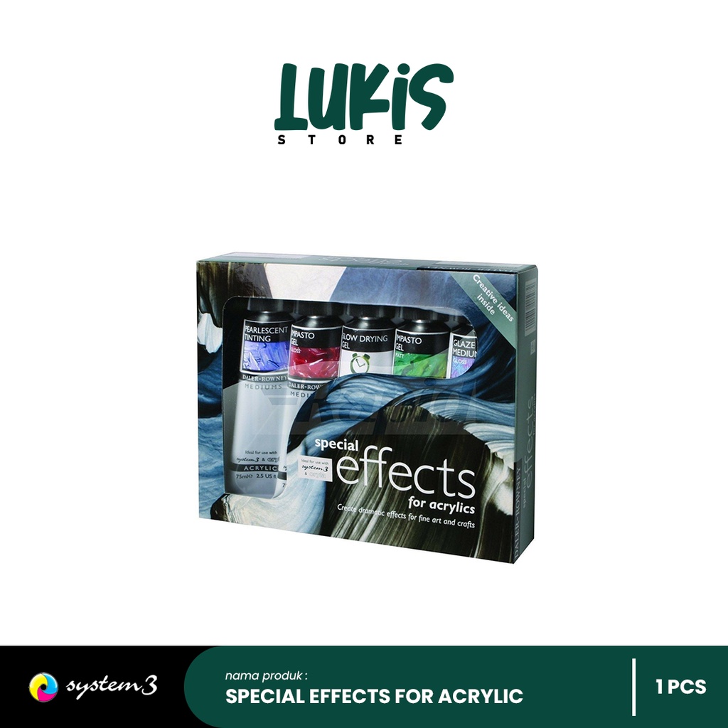 

SYSTEM3 Spesial Effects for Acrylic | 5 x 75 ml | 128900100