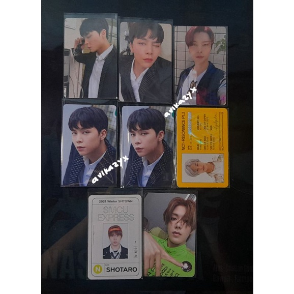 WTS PC JOHNNY NCT127 DICON,PC YUTA STICKY VER, PC YANGYANG IDC RESONANCE DEPARTURE, PC SHOTARO PASSC