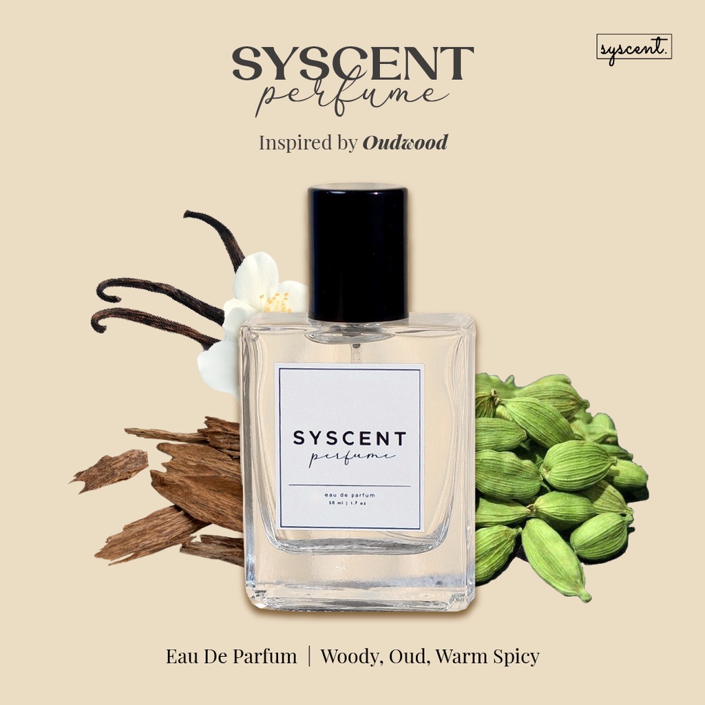 SYSCENT PERFUME inspired Oud Wood (Parfum Wanita / Parfum Pria / Parfum Unisex)