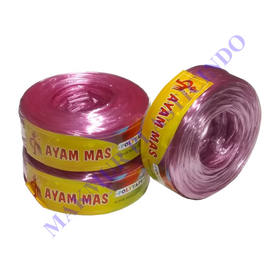 

Tali Plastik Rafia Warna 166 Gram Merek Ayam Mas
