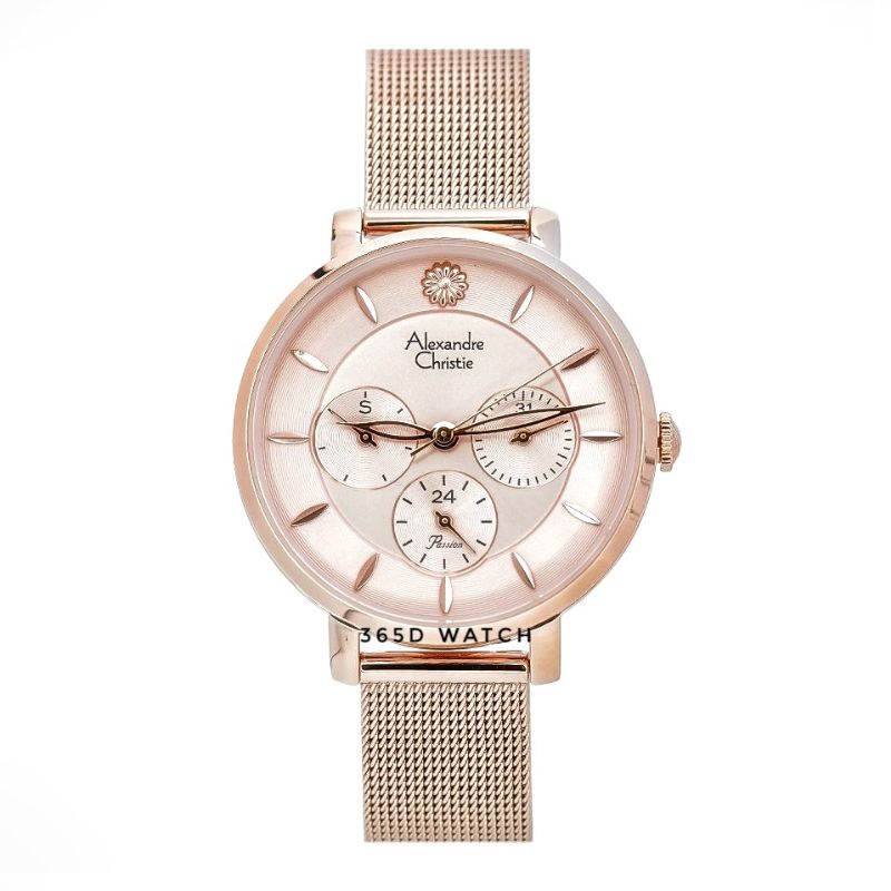JAM TANGAN WANITA ALEXANDRE CHRISTIE AC 2959 BFBRGPN ORIGINAL