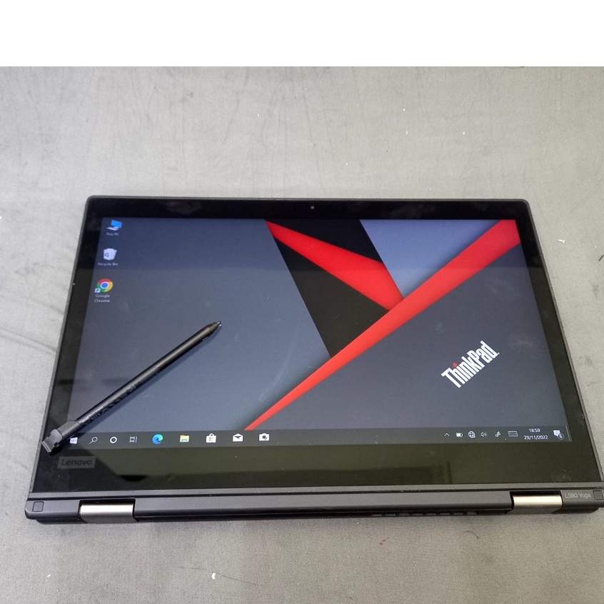 Laptop 2 in 1 Lenovo Thinkpad  Yoga L380 L390  Core i7 / i5 Gen 8 SSD 1TB - Second Murah Bergaransi
