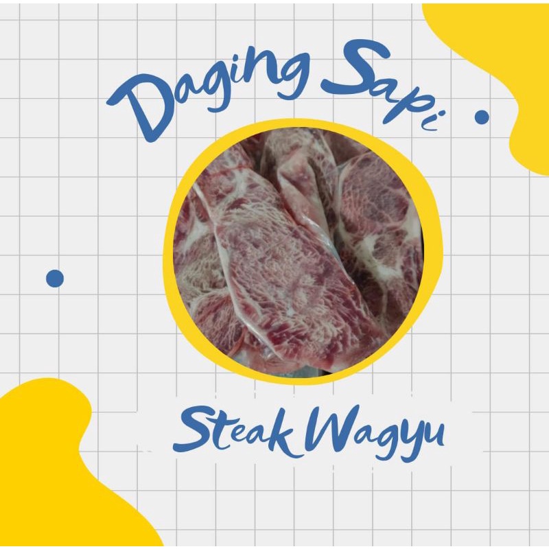 

Daging Sapi Steak Wagyu Meltik 1 kg