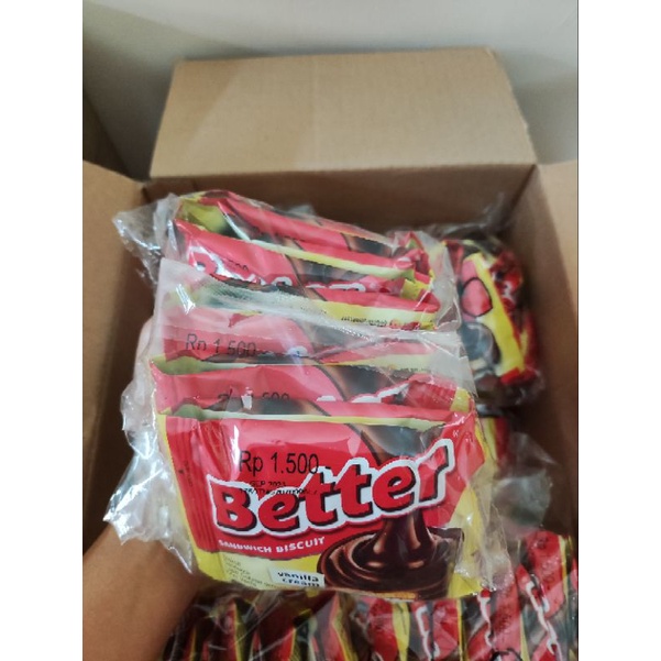 

Better Sandwich Biscuit 1 plastik isi 10