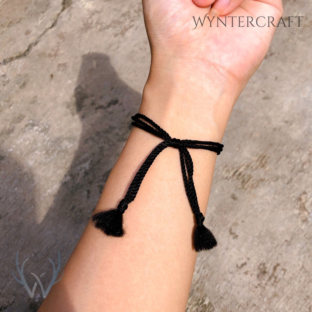 WA109 Wyntercraft Gelang Tassel Rumbai Warna Pastel by Wynter Craft