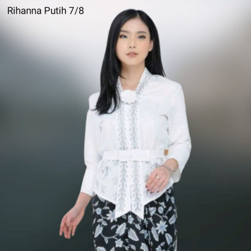 Atasan Kebaya Encim Modern Wisuda Kebaya Floy Bordir