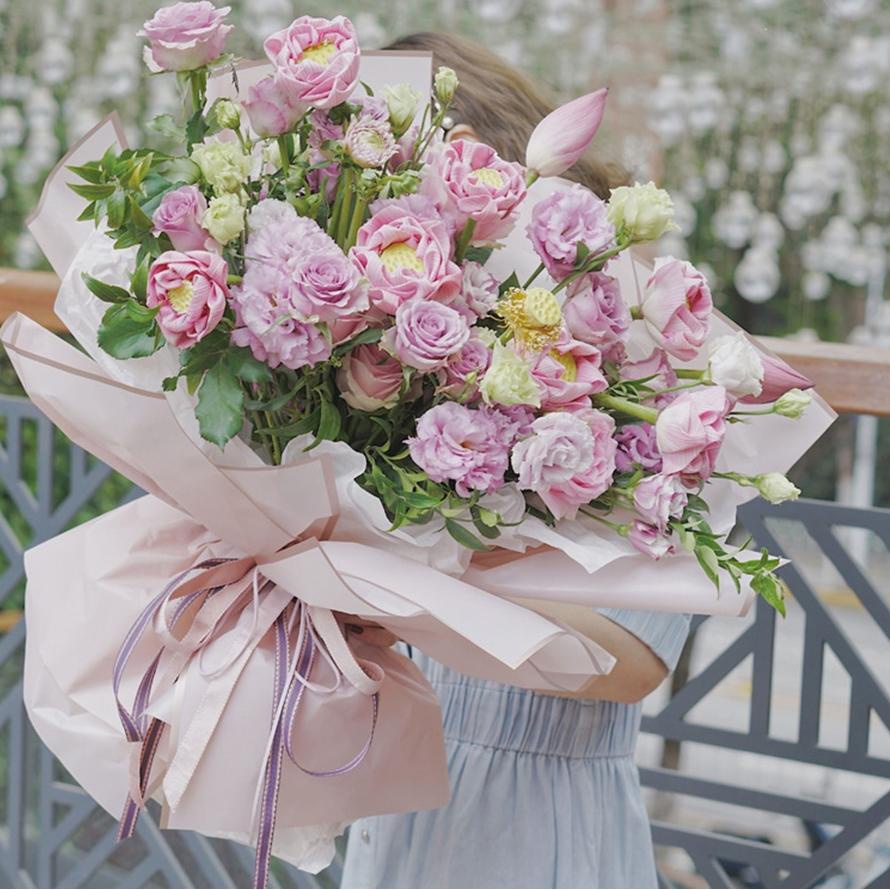 

Berkualitas! 20 LEMBAR Flower Wrapping Paper Varian List Gold Kertas Buket Bunga Cellophane Florist ン
