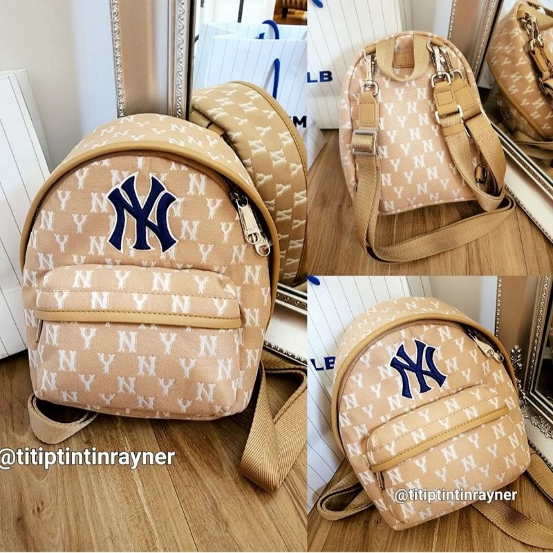 TAS RANSEL MINI MLB KOREA NY CREAM
