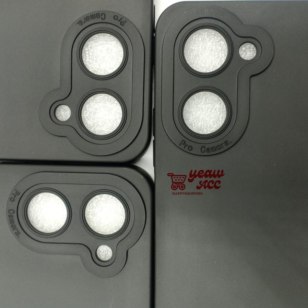 REALME C33 Case Softcase Silicon PRO CAMERA FULL BLACK Case Casing REALME C33