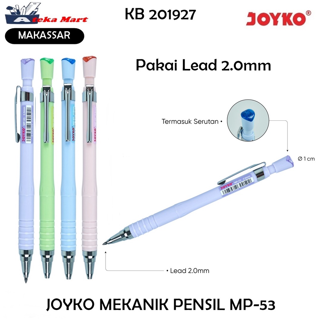 

[PCS] JOYKO MEKANIK PENSIL MP-53 2.0MM