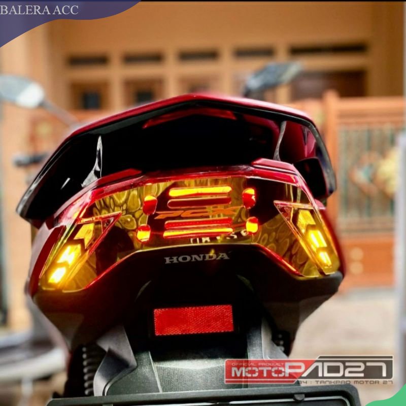 Garnish stoplamp lampu belakang PCX 160 Akrilic Premium