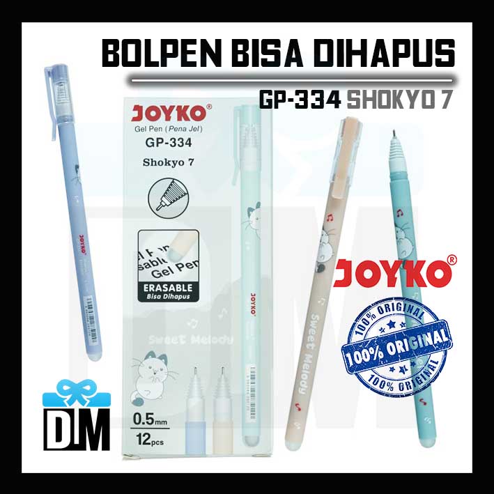 

Bolpen Ballpoint Bolpoint Pulpen Pena Bisa Dihapus Erasable Pen Terbaik tinta tidak putus-putus 100% original Japan Joyko