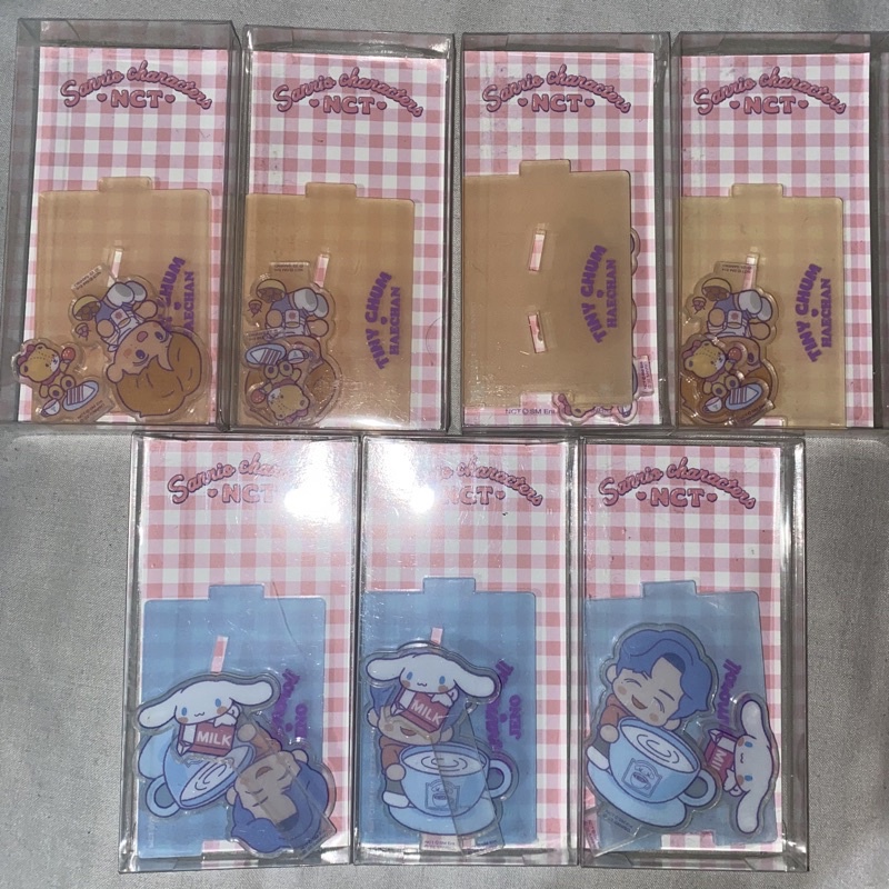 NCT X SANRIO TOWN ACRYLIC STAND PHOTOCARD SET PC JENO HAECHAN OFFICIAL MD SEALED
