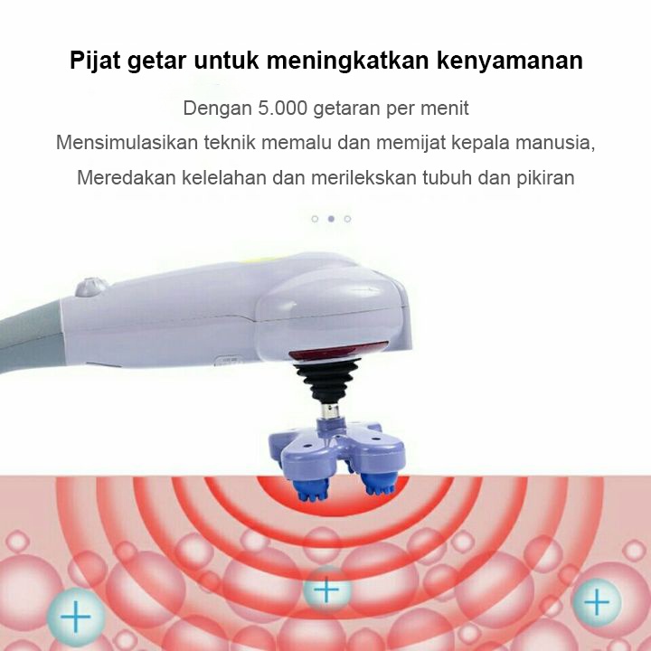 (Dalam stok) Alat pijat elektrik magic massager 8 in 1 serbaguna alat pijat punggung model besar