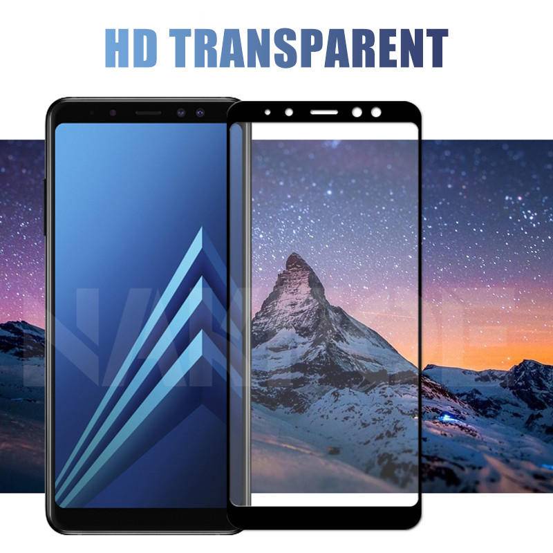 Pelindung Layar Tempered Glass 9D Untuk Samsung Galaxy A5 A7 A9 A6 A8 J2 J3 J7 J8 J4 J6 Plus 2018