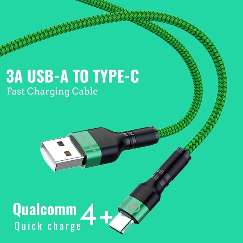 KABEL DATA LOG ON CB69 FAST CHARGING 3A MICRO/TYPE C/IPHONE