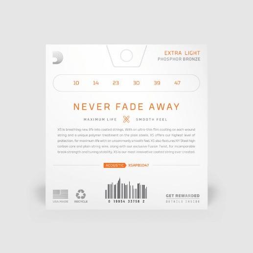 D'Addario Acoustic String Xs Phosphor Bronze Xsapb