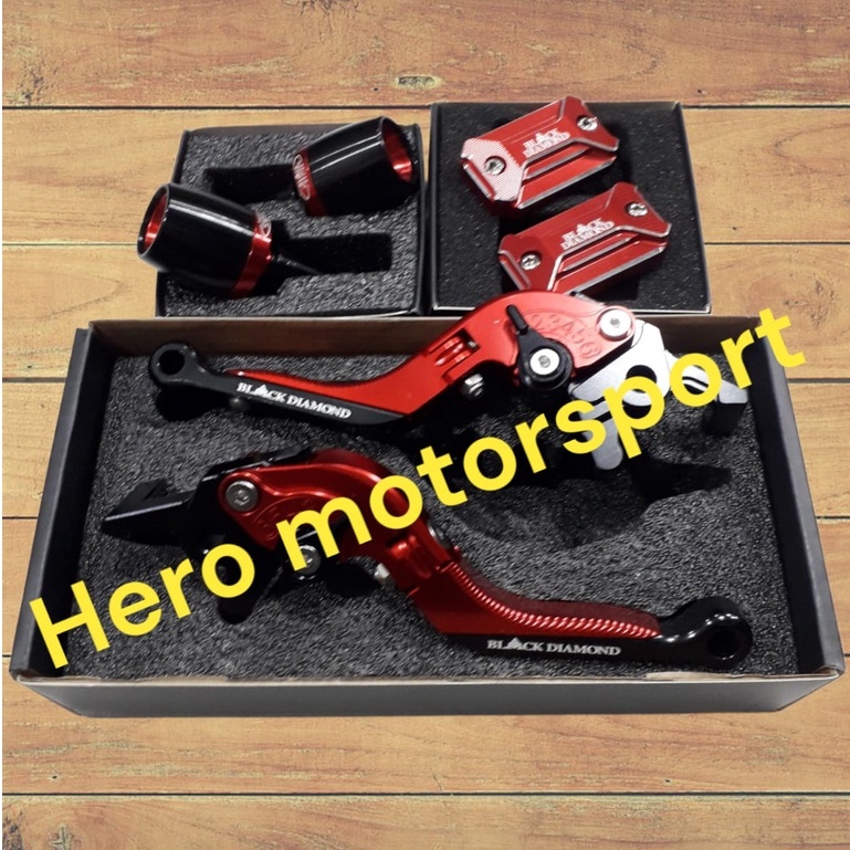 Handle Minyak Rem Jalu Stang Honda Pcx150-160/Adv150-160/Vario 160 ABS Paketan Blackdiamond Best Qua