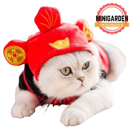 TOPI MOTIF HEWAN 3D topi kucing topi anjing hewan peliharaan aksesoris kostum photography PET HAT