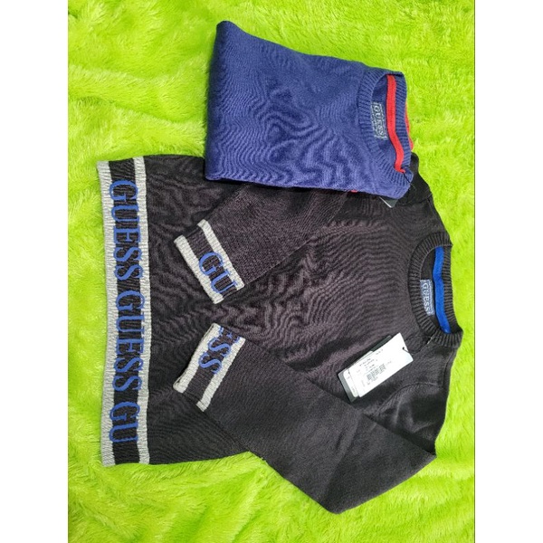 sweater cardigan anak laki-laki guess original store