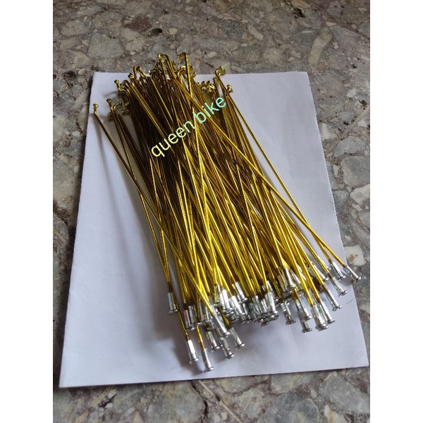 spoke ruji jari jari warna sepeda 20 ukuran 14gx174mm (isi 36 pcs)