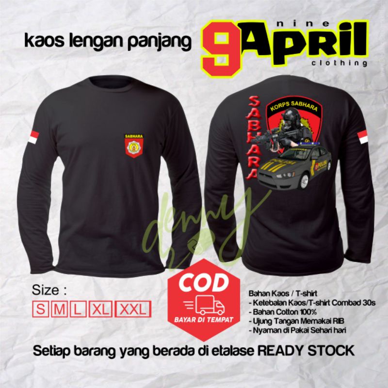 kaos polisi sabhara terbaru pakayan polisi 007