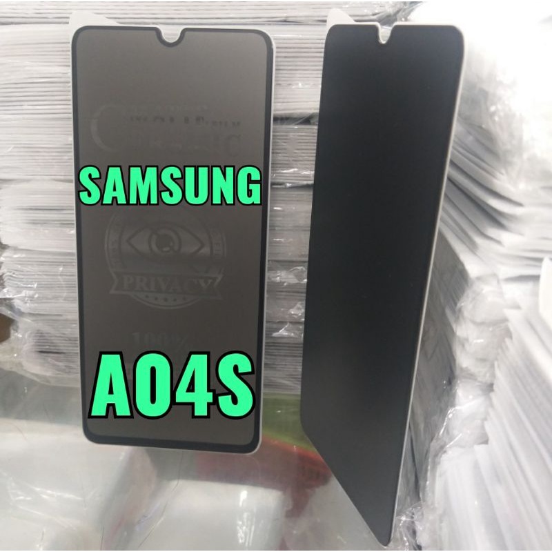 TEMPERED GLASS CERAMIC MATTE PRIVACY ANTI SPY SAMSUNG A04S