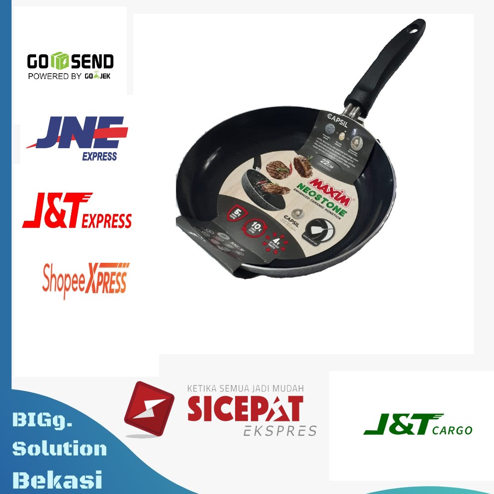 Wajan Keramik Frypan Maxim Neostone 22 cm
