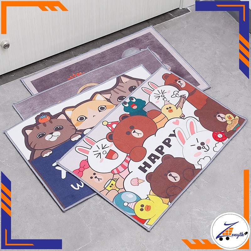 Keset Rumah Anti Slip Motif Kartun 40 x 60 Cm