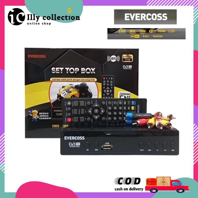 Set Top Box STB TV Digital Evercoss
