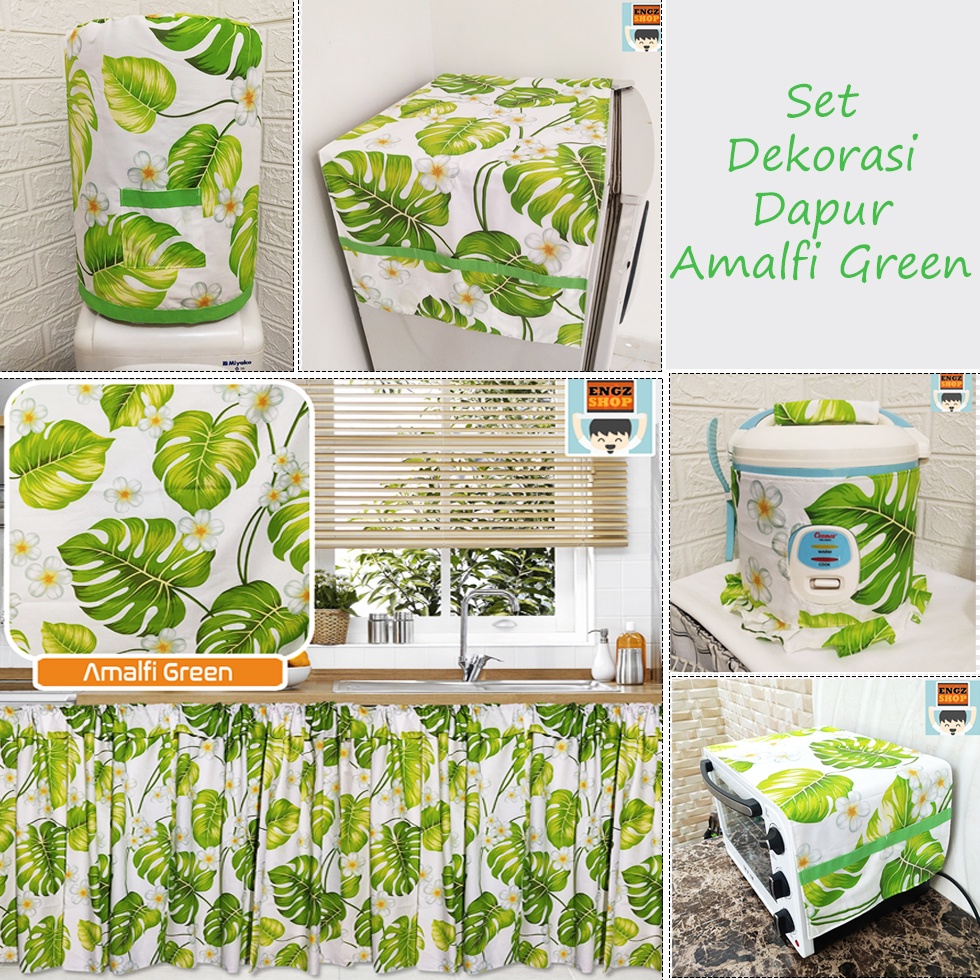 Set Dekorasi Dapur Amalfi Green