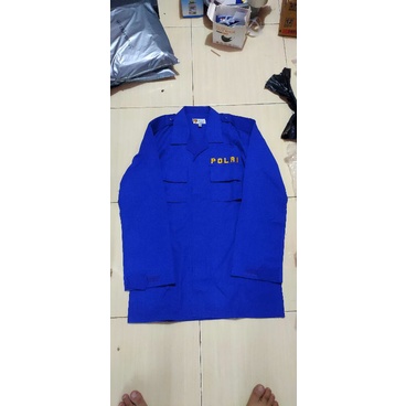 BAJU PDL BIRU POLAIR - PEMADAM - DAMKAR - AIRUD