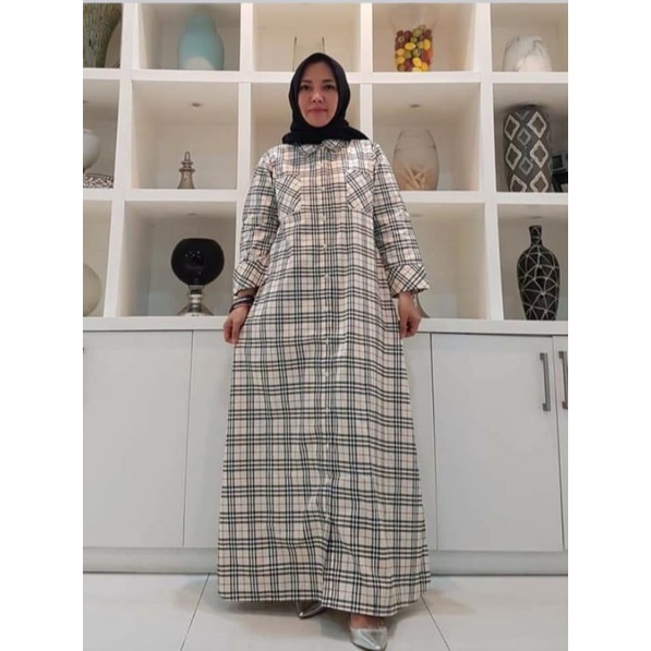♡kareemabutik♡gamis katun by Edness kayla