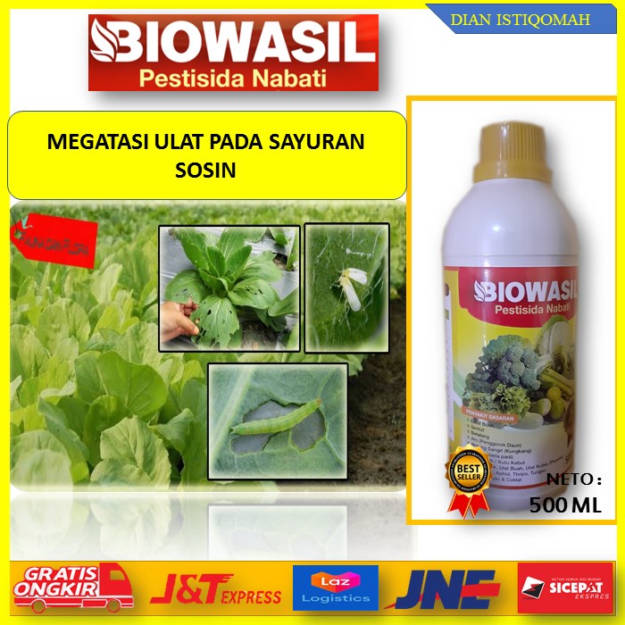 ( TERBARU ) BIOWASIL Pertisida Nabati Pupuk Organik Plus Anti Hama Tanaman Sosin - Pupuk Organik Ata
