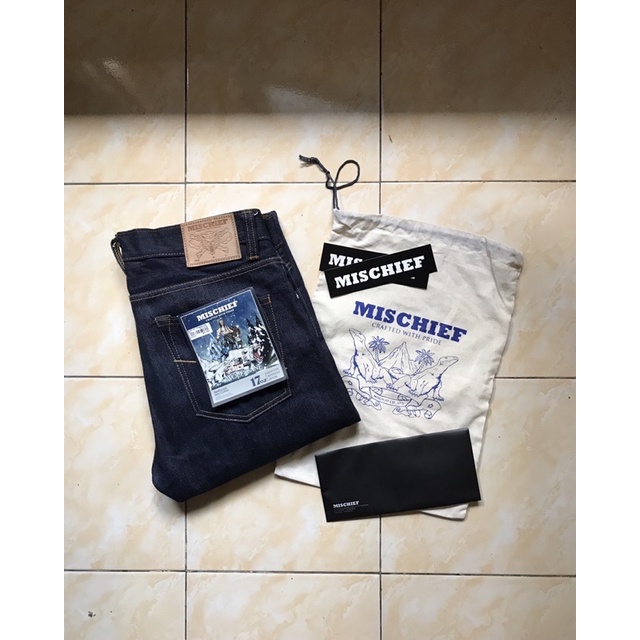 Mischief Denim SR - 001 Wolfsbane Ukuran 33 Selvedge Denim 17oz Second