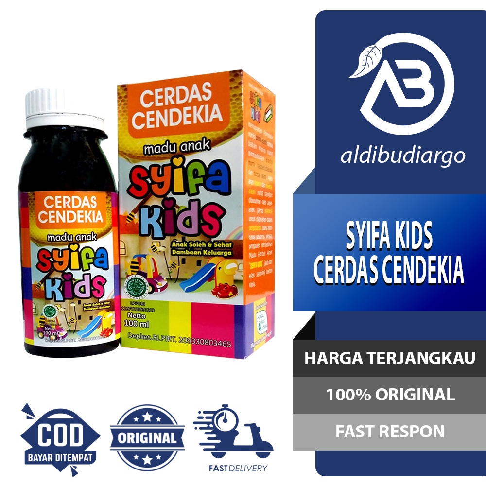 

SYIFA KIDS CERDAS CENDEKIA MADU PINTAR ANAK 100 ML