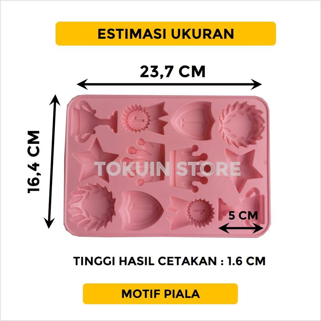 Cetakan Silikon Kue Coklat Silicon Mold Jelly Puding Es Piala Bintang