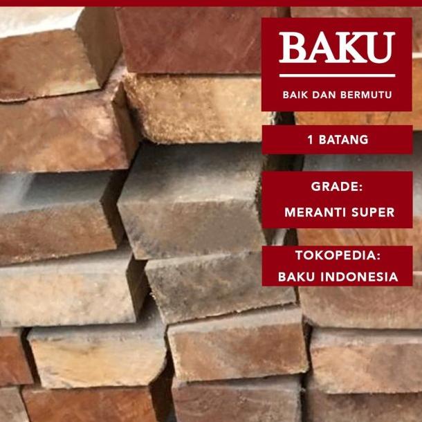 Kayu Balok 6 x 12 Meranti Super