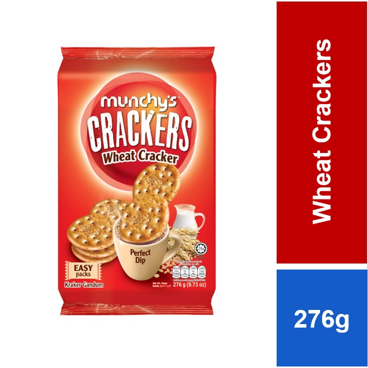 MUNCHYS WHEAT CRACKERS 276GR